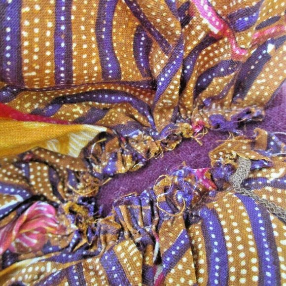 Steampunk Ruffle Jacket 18 Upcycle Boho - Picture 4 of 7